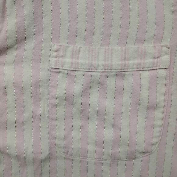Victoria's Secret Heritage Pajama Set Size XL Pink and White Shirt and Pants - Picture 13 of 14